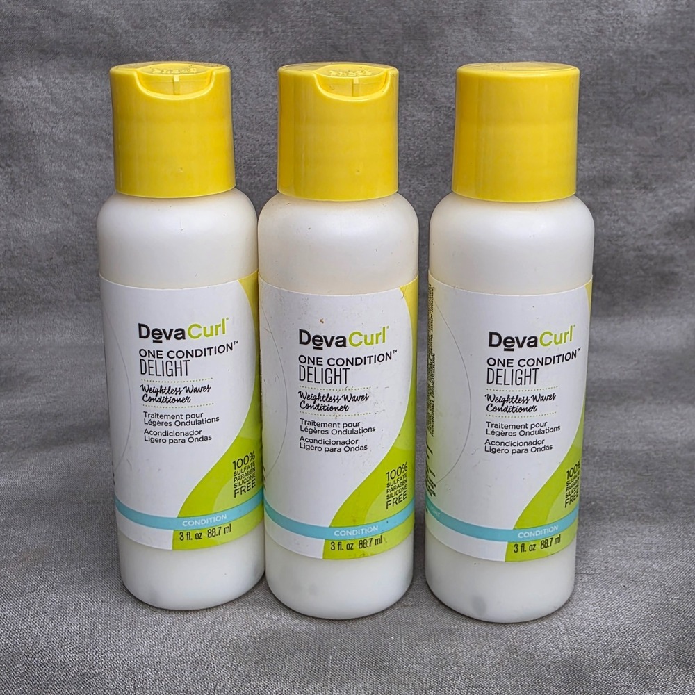 (X3) Deva Curl One Condition Delight Weightless Waves Conditioner 3 fl oz ea